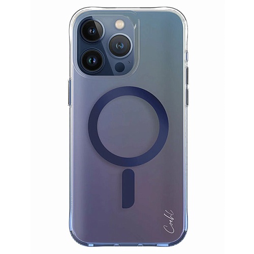 Чехол iPhone 15 Pro UNIQ COEHL DAZZE Magsafe, лазурно-голубой