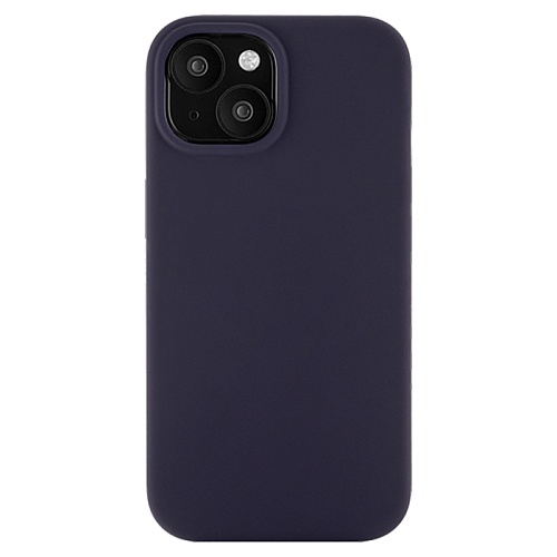 Чехол iPhone 15 uBear Touch Mag Case MagSafe, темно-фиолетовый