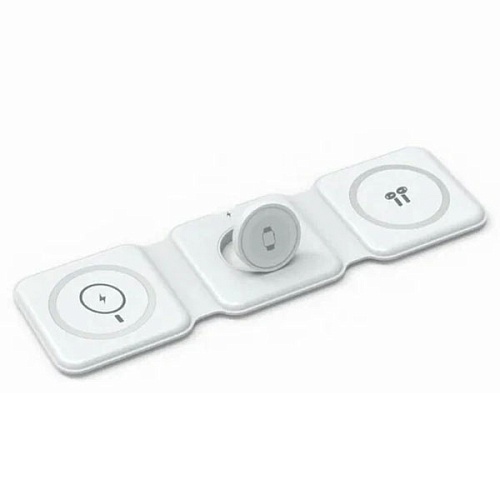 Беспроводная зарядная станция WIWU Power Air Wireless Charge (3в1), 15W, USB-C