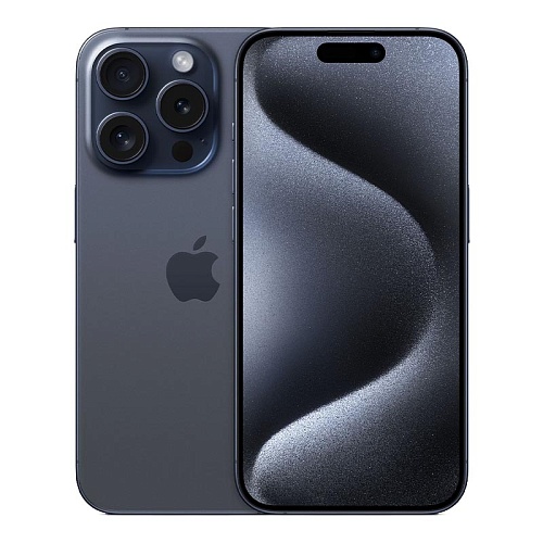 iPhone 15 Pro, 128 ГБ, титановый синий