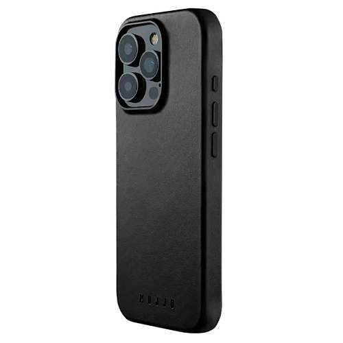 Чехол Mujjo Leather Case - iPhone 16 Pro Max - MagSafe Compatible, Black