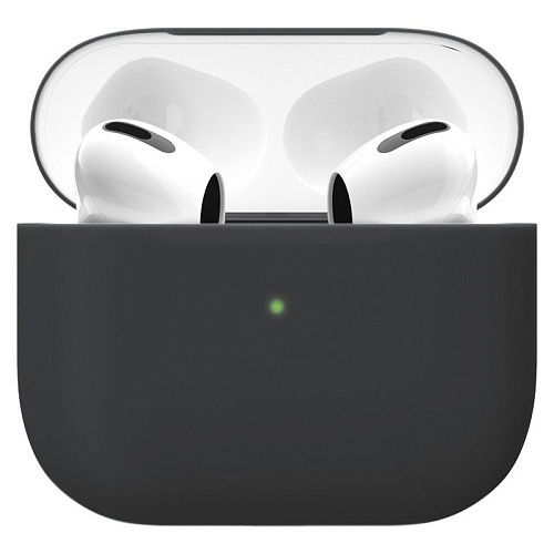 Чехол AirPods 3 "vlp" Soft Touch тонкий, черный