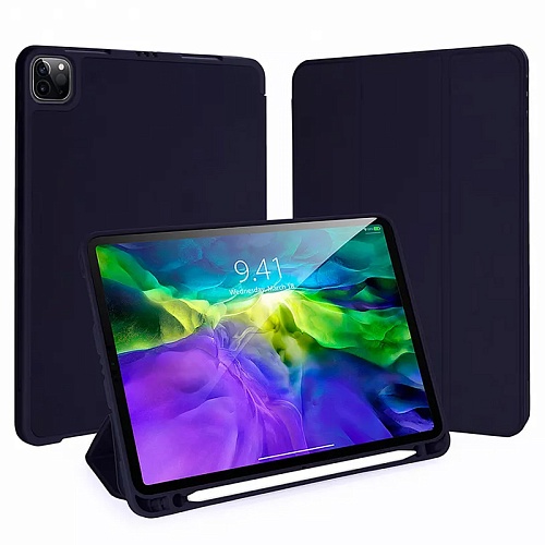 Чехол iPad Pro 11" Gurdini Milano Series, темно-синий