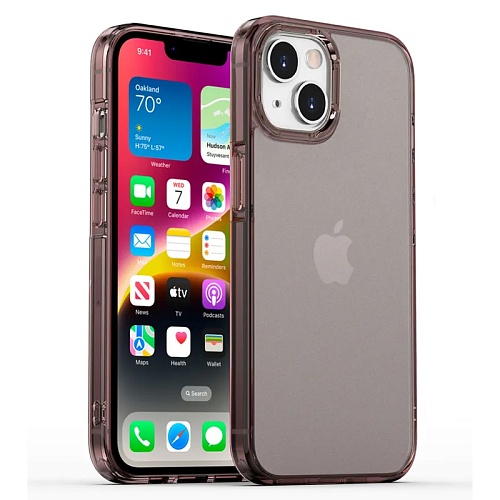 Чехол iPhone 15 Gurdini Smoke Alba Protective