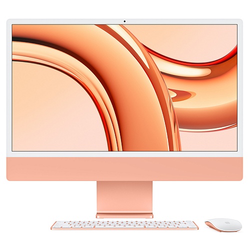 iMac 24" М3, 8C CPU, 10C GPU, 8/256 ГБ SSD, оранжевый