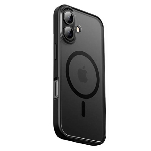 Чехол iPhone 16 Plus Gurdini Shockproof Case with Magsafe Black
