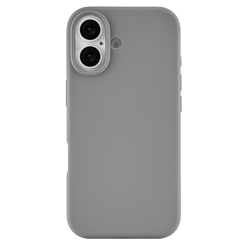 Чехол iPhone 17 uBear Touch Mag Case, MagSafe, светло-серый