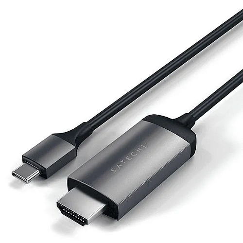 Кабель Satechi USB Type-C to HDMI 4K Длина 1,8 м.