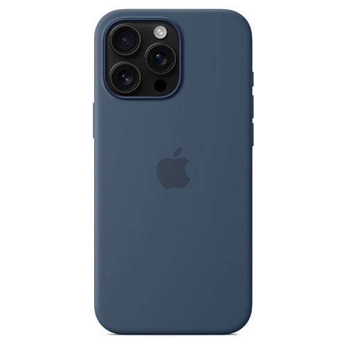 Чехол iPhone 16 Pro Max Silicone MagSafe, Denim