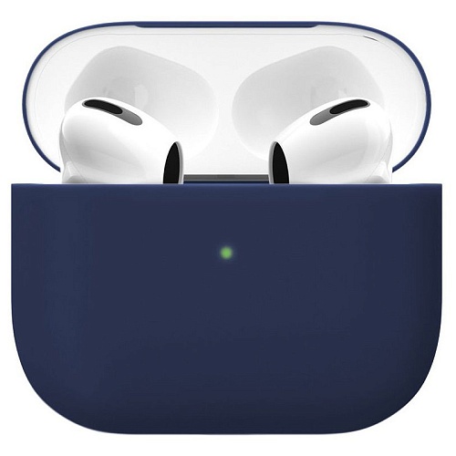 Чехол AirPods 3 "vlp" Soft Touch тонкий, темно-синий