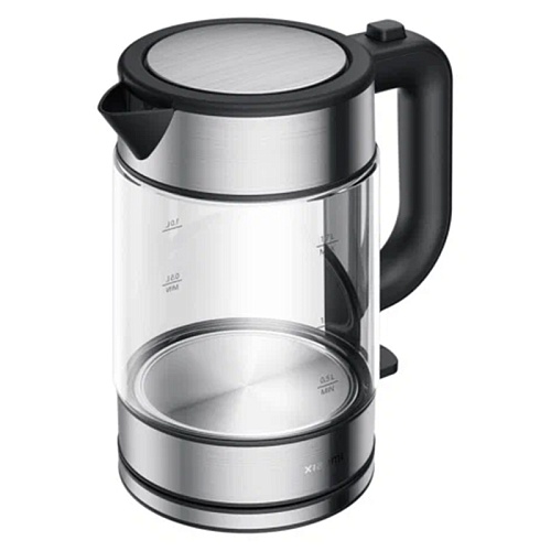 Электрический чайник Xiaomi Electric Glass Kettle RU, черный
