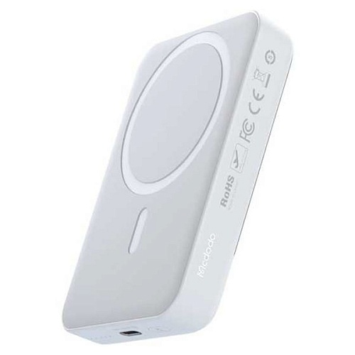 Внешний аккумулятор MCDODO Good Touch Magnetic Wireless 20W 10000 мАч, белый