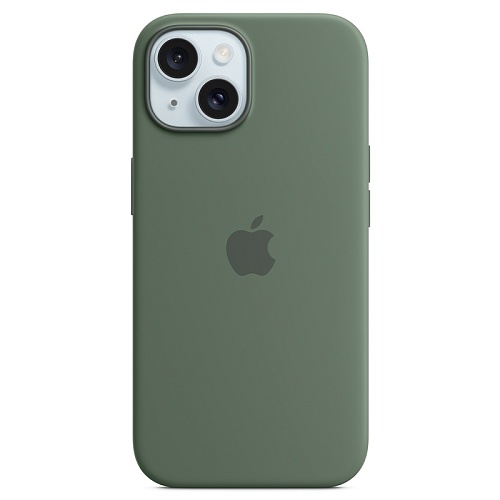 Чехол iPhone 15 Apple Silicone Case MagSafe Cypress