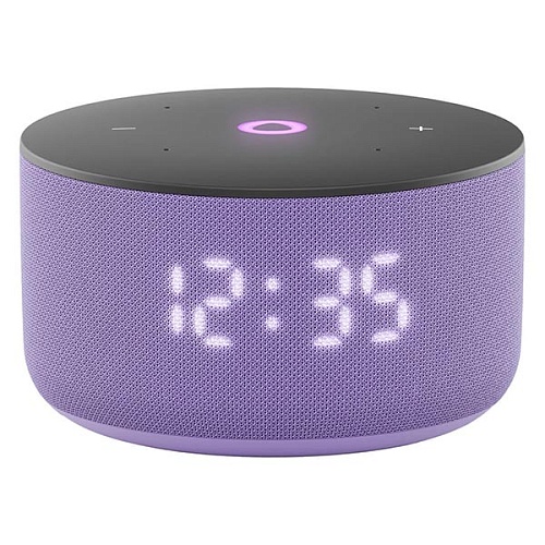Яндекс станция Мини 3 с часами, фиолетовый