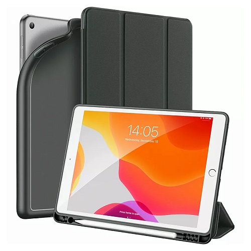 Чехол iPad 10.2" Dux Ducis Osom Series (pen slot), темно-зеленый