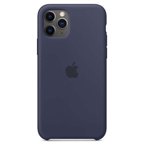 Чехол iPhone 11 Pro Silicone Midnight Blue