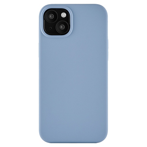 Чехол iPhone 15 Plus uBear Touch Mag Case MagSafe, голубой