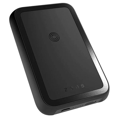 Внешний аккумулятор ZENS Magnetic Single Wireless Powerbank 4000 mAh, черный