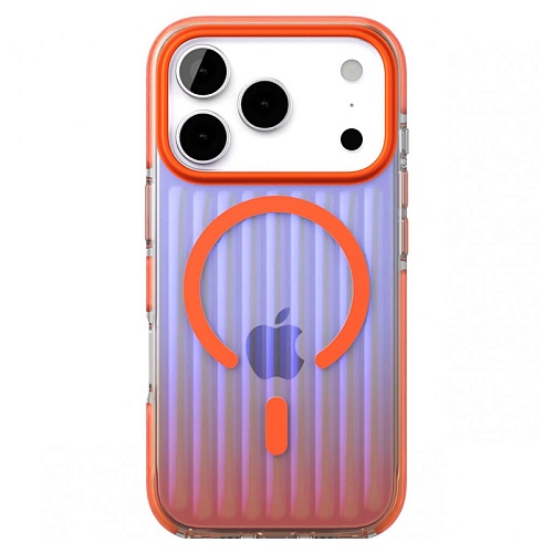 Чехол iPhone 17 Pro Max VLP Pulse Case с MagSafe, оранжевый