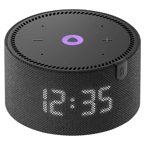 Яндекс станция Мини с часами, черный