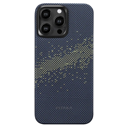 Чехол iPhone 15 Pro Pitaka MagEZ Case 4 Milky Way Galaxy, кевлар