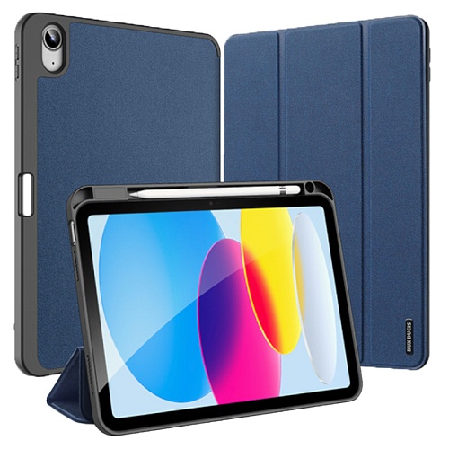Чехол iPad 10 (2022) 10.9" Dux Ducis Domo Series, синий