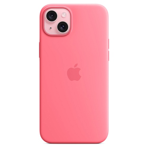 Чехол iPhone 15 Plus Silicone MagSafe Pink