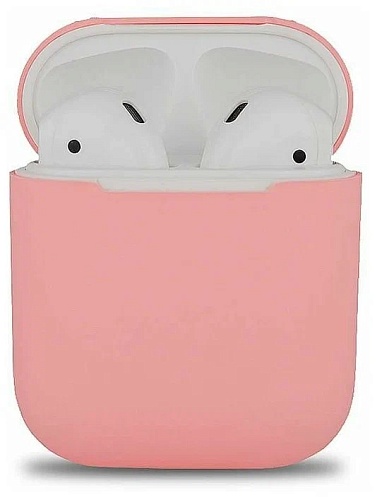 Чехол AirPods 1\2 Silicon Case, розовый