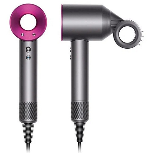 Фен Dyson Supersonic HD15, никель/фуксия