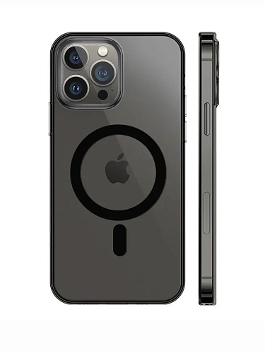 Чехол накладка iPhone 12 Pro Max 6.7" Gurdini Shockproof Case with Magsafe Black