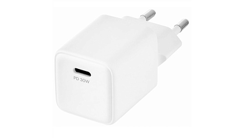 Адаптер питания uBear Wall charger Bridge 30W (USB-C), белый