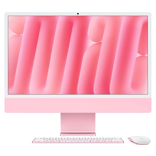 Mac 24" М4 Retina, 8C CPU, 8C GPU, 16/256 ГБ SSD, розовый