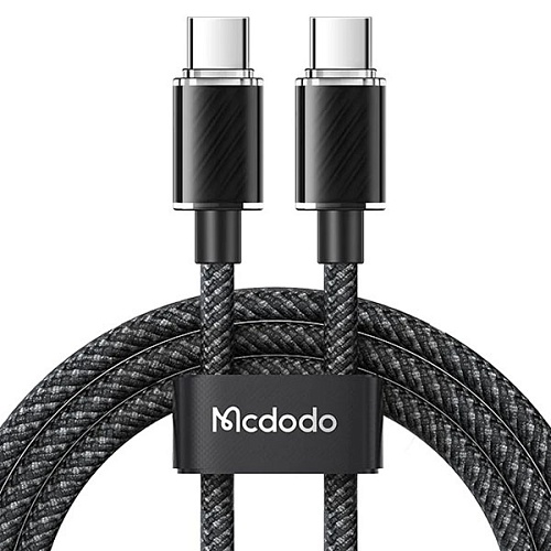 Кабель Mcdodo Type-C to Type-C Colorfull Crystal Series 2 m, черный