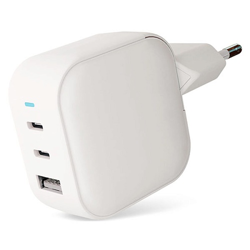 Сетевое зарядное устройство "vlp" G-Charge 65Вт 2*USB-С+USB-A, PD, QC, белый