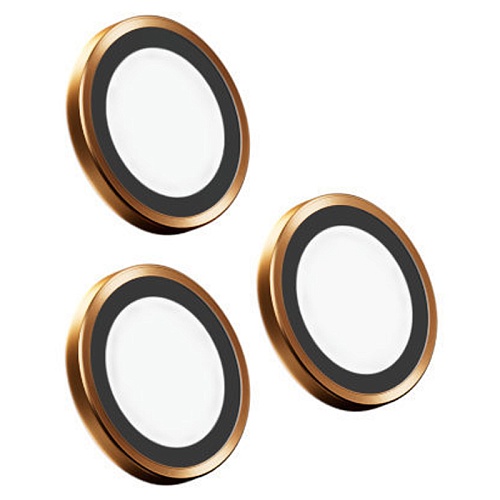 Стекло защитное iPhone 17 Pro/Pro Max uBear Extreme Metal Lens Shield, оранжевый