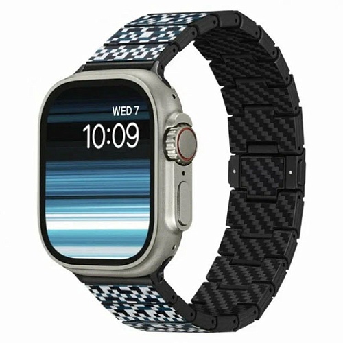 Браслет PITAKA Dreamland ChromaCarbon для Apple Watch 38/40/41/42/44/45/49mm, Mosaic