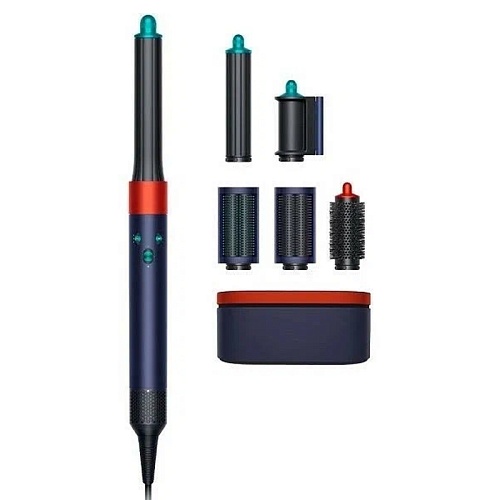 Стайлер Dyson Airwrap Complete Long HS05, синий/оранжевый топаз