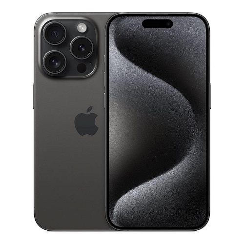 iPhone 15 Pro, 128 ГБ, титановый черный