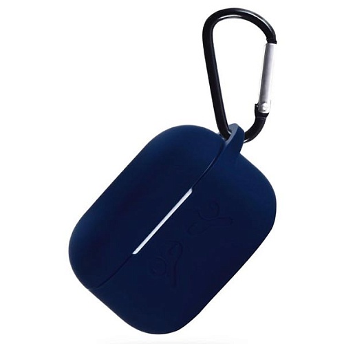 Чехол для Airpods 4 Gurdini силиконовый, темно-синий