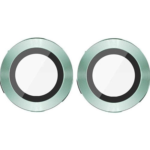 Защитное стекло/линзы на камеру для iPhone 16/16 Plus KUzoom, зеленый