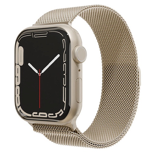 Ремешок из нержавеющей стали “vlp” для Apple Watch 42/44/45мм, золотистый