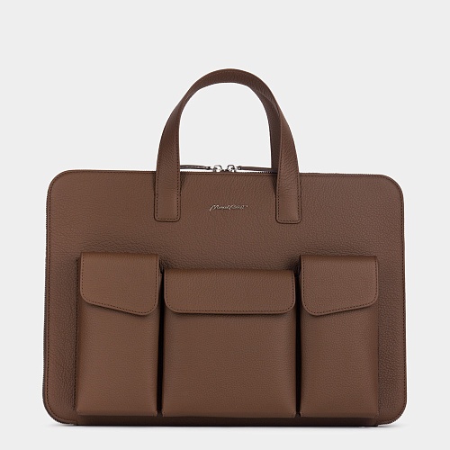 Сумка Marcel Robert для MacBook Pro 17' из кожи теленка, коричневый