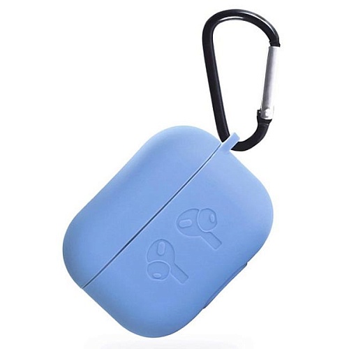 Чехол для Airpods 4 Gurdini силиконовый, голубой