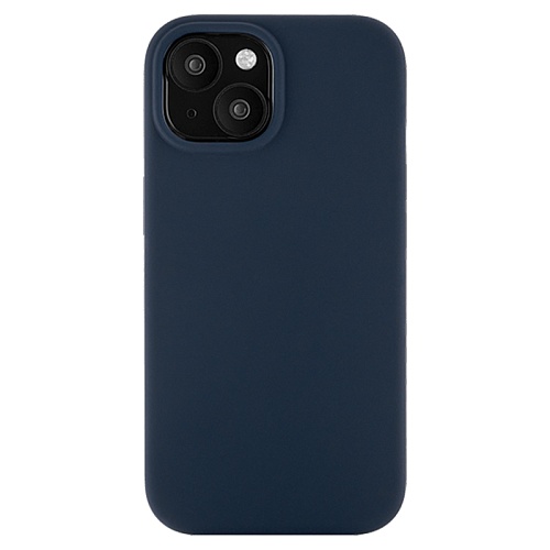 Чехол iPhone 15 uBear Touch Mag Case MagSafe, темно-синий