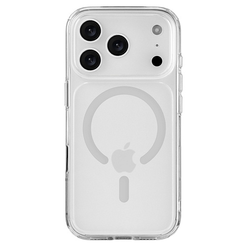 Чехол iPhone 17 Pro Max uBear Real Mag Case, MagSafe, прозрачный