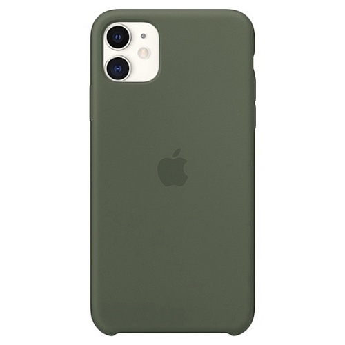 Чехол iPhone 11 Silicone Pine Green
