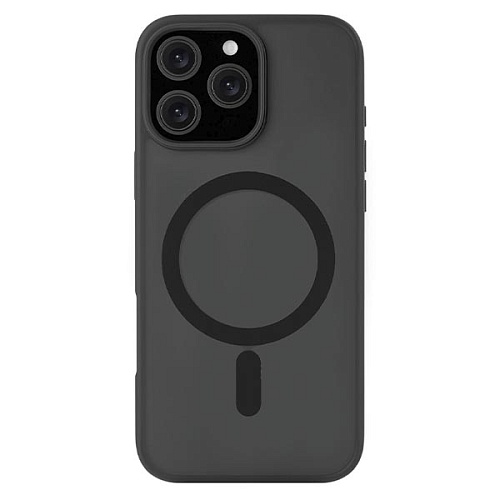 Чехол uBear Cloud Mag Case iPhone 16 Pro, силк-тач, черный