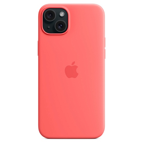Чехол iPhone 15 Plus Silicone MagSafe Guava
