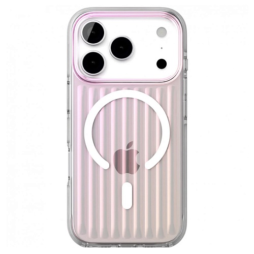 Чехол iPhone 17 Pro VLP Pulse Case с MagSafe, перламутровый