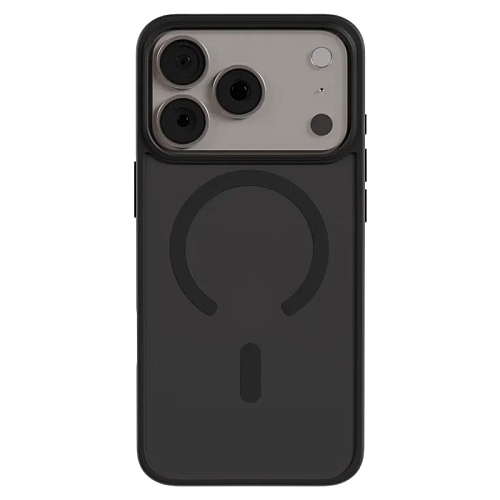 Чехол iPhone 17 Pro Max AceCase Soft Rim, черный